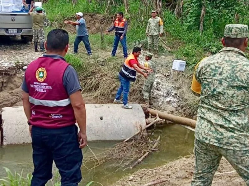 Instalarán bodega en Puebla para facilitar entrega de víveres en lluvias  